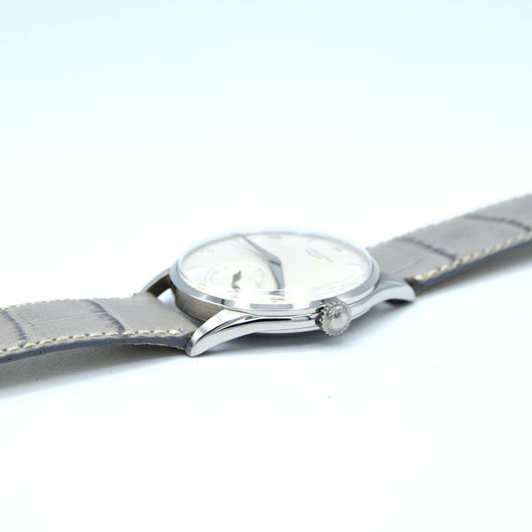 1954 Longines classic Manual Wind 35mm Wristwatch Model 7035 fully restored with renown Cal 12.68z