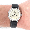 1964 Omega Seamaster steel Automatic all original onyx Hammered / Fish-scale Dial Model 165.020 Cal 552 monocoque case