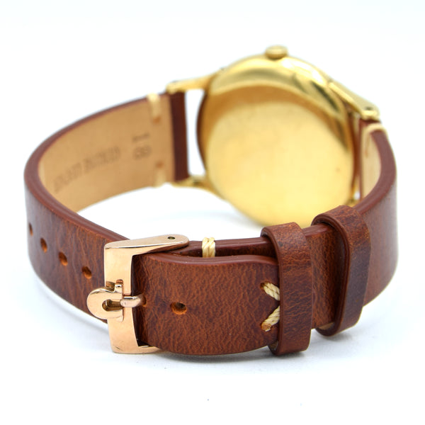 1944 Rare Omega Pre Centenary in 18ct Gold with 18ct Gold Dial Model 2500 Pre Constellation