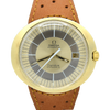 1969 Omega Geneve Dynamic Automatic Date with Gorgeous Two Tone Dial Model 166.039 in Gold Capped Case