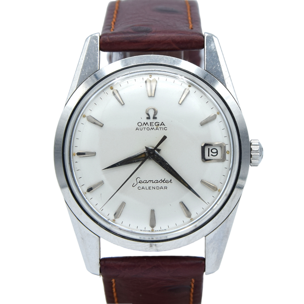 1959 Omega Seamaster Automatic Date Wristwatch Model 14701 in stainless steel Caliber 562