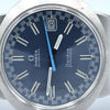 1969 Omega Geneve Dynamic Automatic Date with Rarer blue racing Dial 166.039 in Stainless Steel on Bracelet