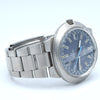 1969 Omega Geneve Dynamic Automatic Date with Rarer blue racing Dial 166.039 in Stainless Steel on Bracelet