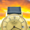 1969 Hamilton Automatic "Intra-Matic Micro-Rotor date swiss Wristwatch with Roman numeral dial Dial