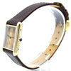 1970s Cartier Tank Mechanical unisex Manual Wind with Tri Colour - Trinity Dial in silver Gilt