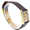 1970s Cartier Tank Mechanical unisex Manual Wind with Tri Colour - Trinity Dial in silver Gilt