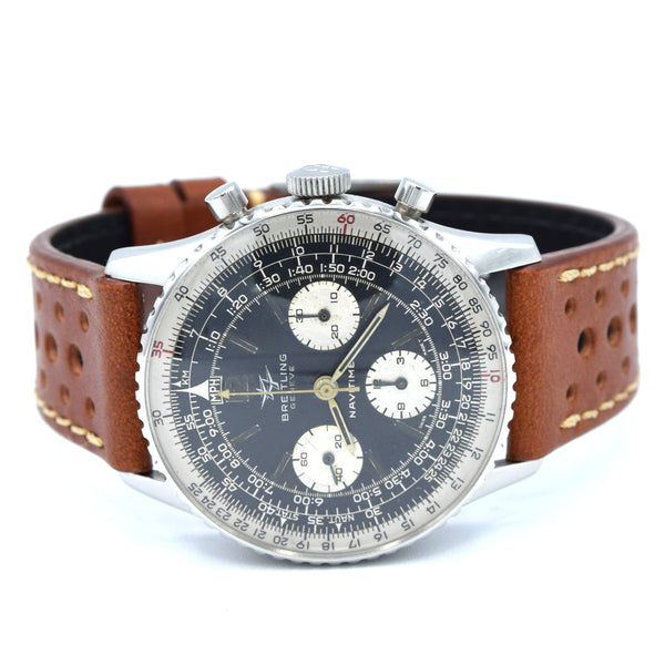 1965 Breitling Navitimer Original Pilots Chronograph in Stainless Steel Model 806 with Venus 178 Caliber
