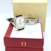 1968 Elegant Omega De Ville Automatic Date Model 166.029 in Stainless Steel with Box & Papers