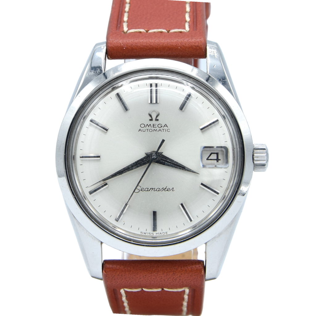 (RESERVED) 1964 Omega Seamaster Automatic Date Model 166.010 with Sati ...