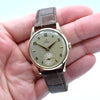 1952 Omega Manual Wind Dress Watch Model 13322 in 9ct Gold with Mixed Arrow and Arabic Numerals Sub Seconds with Box, Books and Original Gold Buckle