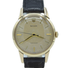 1959 Rolex Precision Dress Wristwatch in Solid 9ct Gold with Patina Dial in 32mm Unisex Model 14075