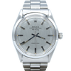 1972 Rolex Oyster Perpetual Air King Precision Model 5500 Grey bark / linen Dial in Stainless Steel on oyster bracelet.