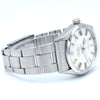 1972 Rolex Oyster Perpetual Air King Precision Model 5500 Grey bark / linen Dial in Stainless Steel on oyster bracelet.