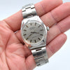 1972 Rolex Oyster Perpetual Air King Precision Model 5500 Grey bark / linen Dial in Stainless Steel on oyster bracelet.