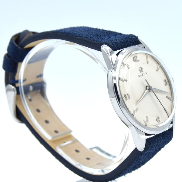 1959 Omega Manual Wind dress watch with central seconds and Mixed Arabic numerals Model 14726