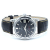 1956 Omega Seamaster Automatic Calendar Wristwatch Model 2849 with fully restored Black Dial in Stainless Steel