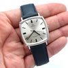 1970 Omega square sophisticated Geneve Model 131.022 Manual Wind with satin silver Dial