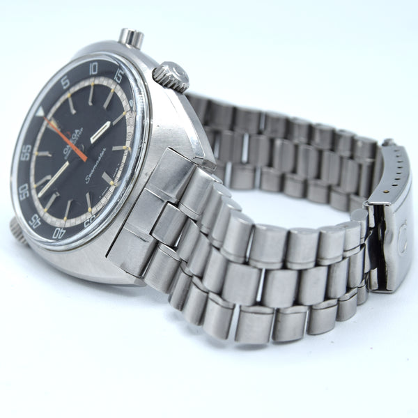 1968 Omega Seamaster large Chronostop Dive Style Watch Model 145.008 in Stainless Steel