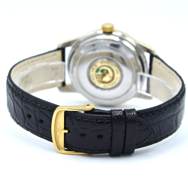 Stunning Gold capped Conquest Calendar Wristwatch Model 9007 - Dated 1959 with Original black dial