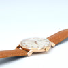 1958 Elegant Omega Automatic Dress Watch with stunning two tone Dial Model 2897 in 18k pink gold