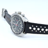 1974 Tissot Seastar Navigator Chronograph Wristwatch Model 40522 in Stainless Steel with Stunning Graphite grey Dial