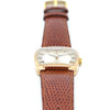 1968 Omega De Ville Unusual solid 18k Gold Tonneau Wristwatch Model 111.084 with sunbeam dial