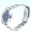 1972 Tissot PR516 Date Wristwatch Model 42630 in Stainless Steel with beautiful satin Blue Dial