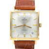 1970s Enicar manual classic wristwatch date ultrasonic star jewels - square wristwatch ref 121/009