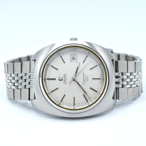 1972 Large Seamaster Cosmic 2000 Automatic Date Date Model 166.132 silvered dial on Bracelet