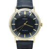 1969 Omega Geneve 9ct Gold All Original stunning black dial Wristwatch Model 131.5016