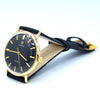 1969 Omega Geneve 9ct Gold All Original stunning black dial Wristwatch Model 131.5016