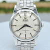 1959 Omega Constellation with Stunning Cross-Hair onyx Model 14381 on brick link Bracelet