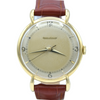 1948 Jaeger LeCoultre Solid 18ct Gold Dress Watch with Original Patina Dial & Teardrop Lugs