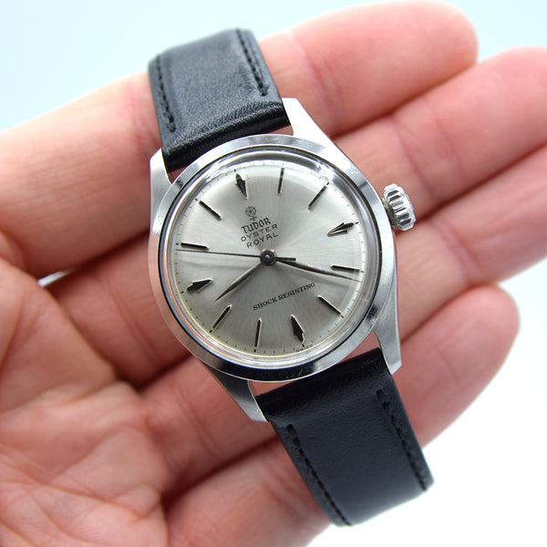 1958 Tudor Oyster Royal Shock-Resisting Stainless Steel Wristwatch Model 7803 32mm