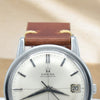 1967 Omega Automatic Seamaster Model 166.003 Calendar Model steel with cross-hair onyx dial