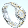 1990s Must De Cartier 21 Unisex Swiss Quartz Wristwatch in Gold and Steel on Bracelet Model 1330