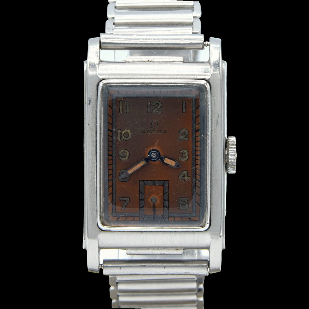 1939 Omega Marine 'Standard' Model 3635 Rare early waterproof design T17 caliber