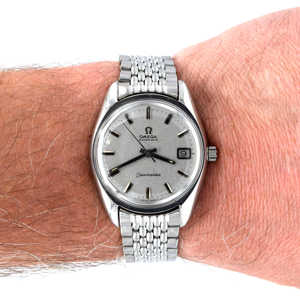 1969 Omega Seamaster Automatic watch 'Sparkle' dial with Date Model 166.067 on BOR bracelet