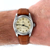 1950 Tudor Oyster Royal Shock-Resisting 'All Arabic numerals' Steel Wristwatch Model 7904 34mm All original