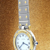 1990s Cartier Santos Ronde classic ladies watch  in Stainless Steel and 18ct Gold with Vendôme lugs