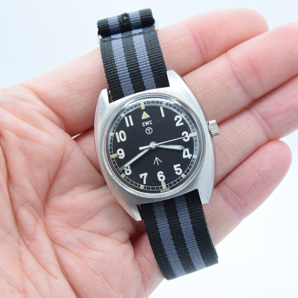 1979 CWC 6BB/6645-99 British Royal Air Force Military Issue Wristwatch with Hacking Seconds