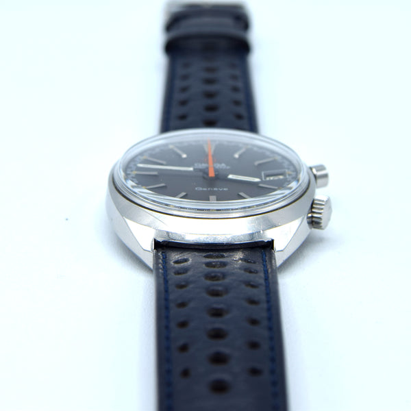 1969 Omega Chronostop Genéve Date Model 146.009 Grey Sloped Dial in Stainless Steel