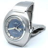 1970s Fortis blue Day Date automatic "Spaceleader" watch in Stainless Steel on Bracelet