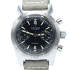 1960s Rare Lator Chronograph Dive Style Watch with Black Dial in Stainless Steel Case