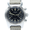 Products 1960s Rare Lator Chronograph Dive style Watch with Black Dial in Stainless Steel Case