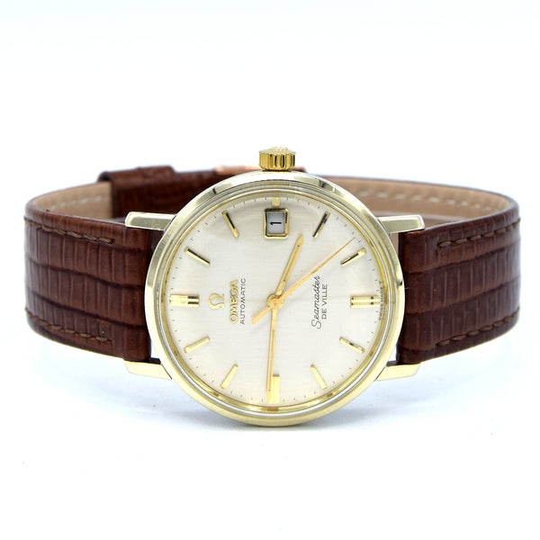 1965 Omega Automatic Seamaster De Ville Date Model 166.020 monocoque in Gold & Steel case