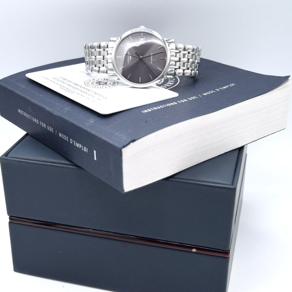 2020 Longines Elegant Collection Automatic grey graphite Dial 34MM  L4.809.4.72.6 Box, Papers