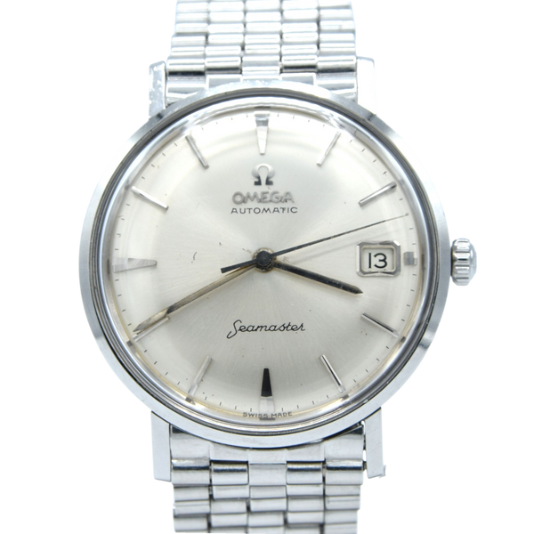 1959 Omega Seamaster date Automatic original  silvered Dial Model 14770 'Pre deville' + Bullet bracelet