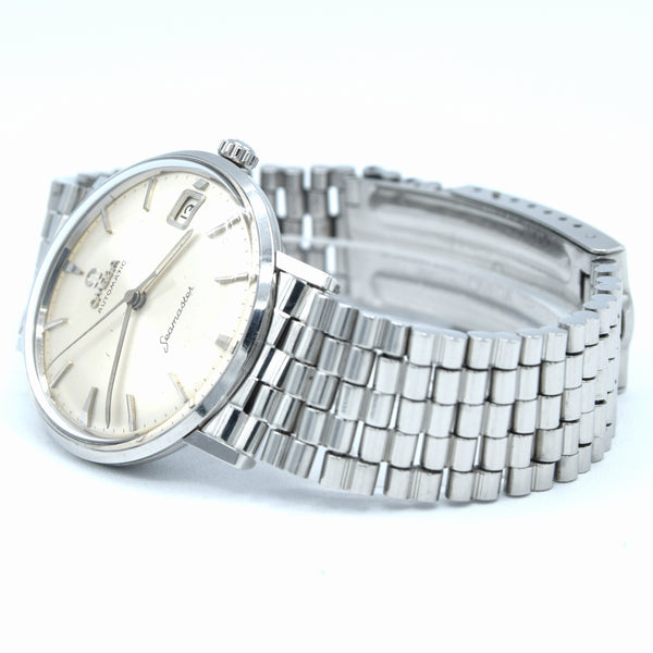 1959 Omega Seamaster date Automatic original  silvered Dial Model 14770 'Pre deville' + Bullet bracelet