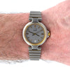 1980s Alfred Dunhill Millennium Mid-Size Watch - Gold Tone and Steel - Swiss Quartz